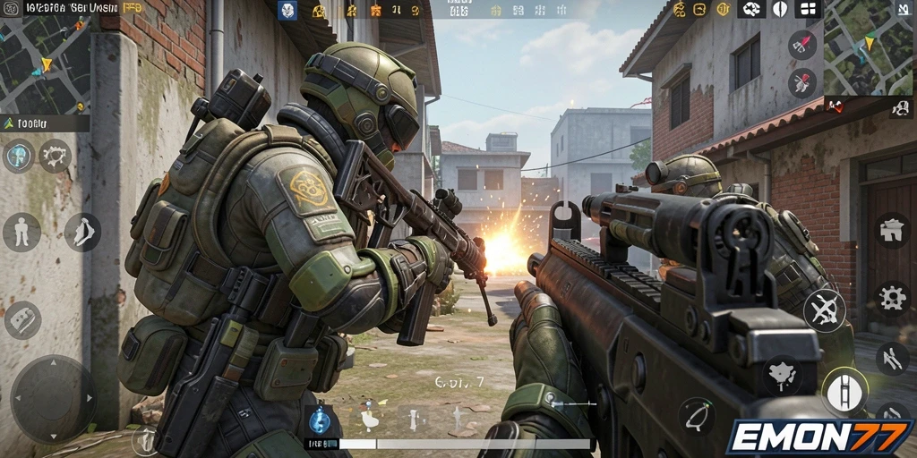 Tampilan gameplay EMON77 yang mendebarkan dan penuh aksi.