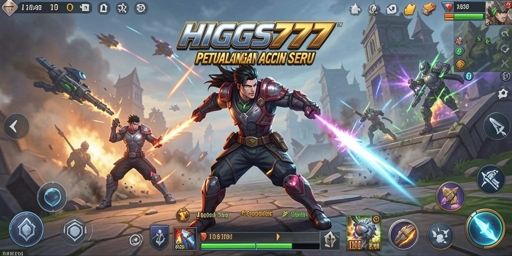 Tampilan gameplay seru HIGGS777 yang penuh aksi dan tantangan.