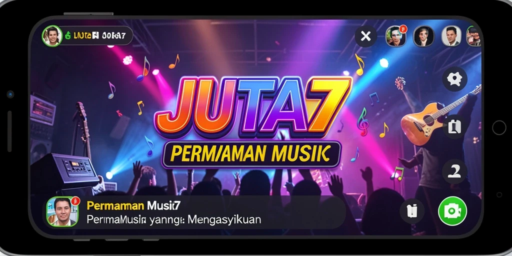 Gameplay seru JUTA7 yang mengasyikkan dan interaktif.
