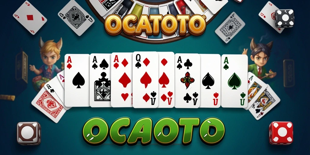 Tampilan gameplay Domino seru di OCATOTO.