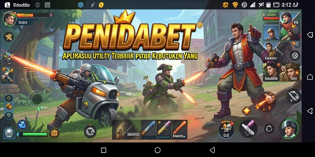 Tampilan antarmuka PENIDABET yang modern dan intuitif.