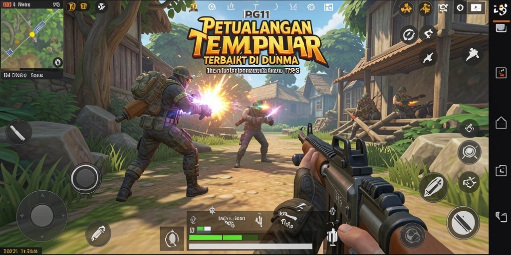 Tangkapan layar PG11 menampilkan aksi tempur yang mendebarkan di dunia TPS.