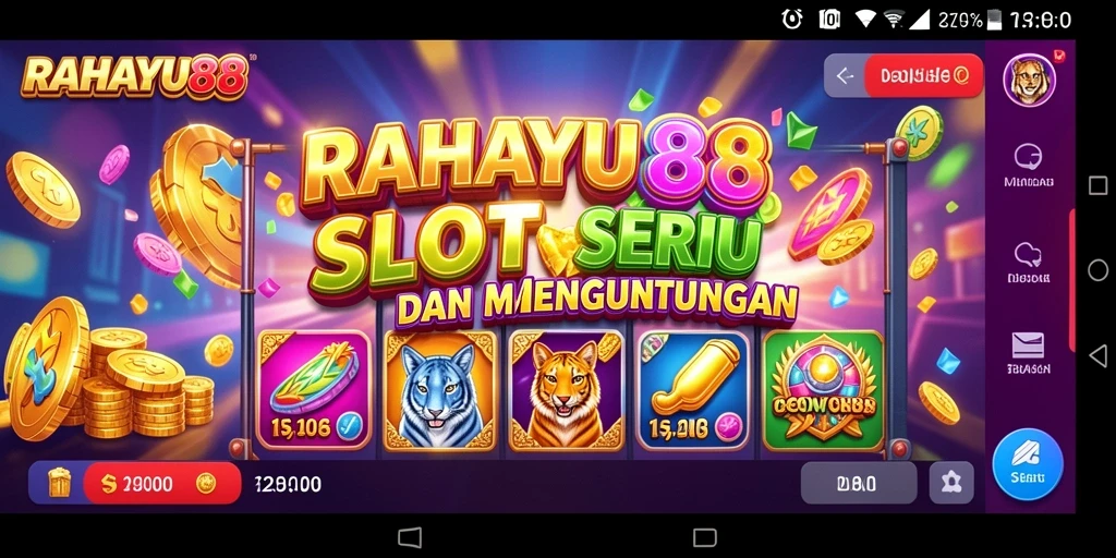 Tampilan gameplay menarik dari RAHAYU88 dengan desain Slot yang memukau.