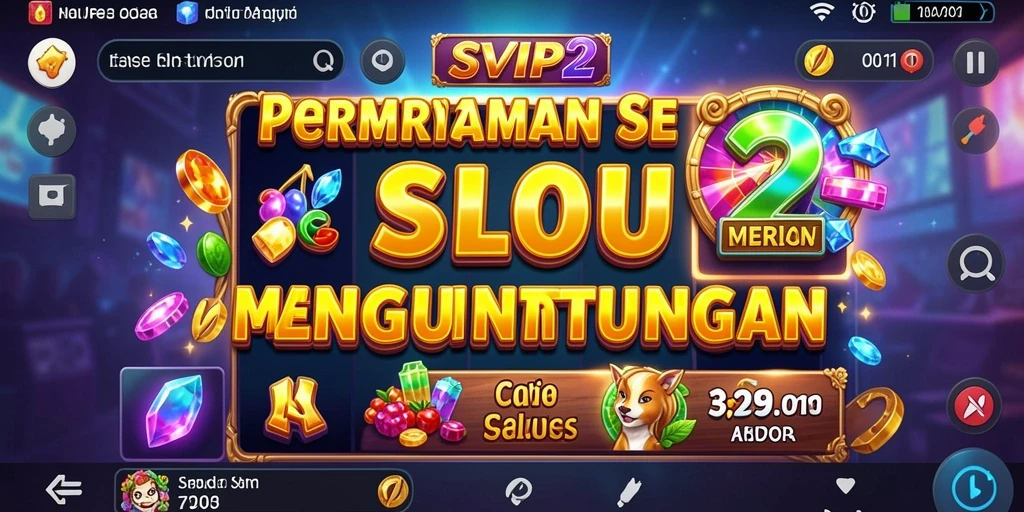 Tampilan gameplay menarik dari SVIP2 dengan berbagai mesin slot.