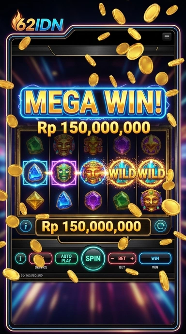 Tampilan utama aplikasi 62idn yang memudahkan pengguna untuk menemukan aplikasi.